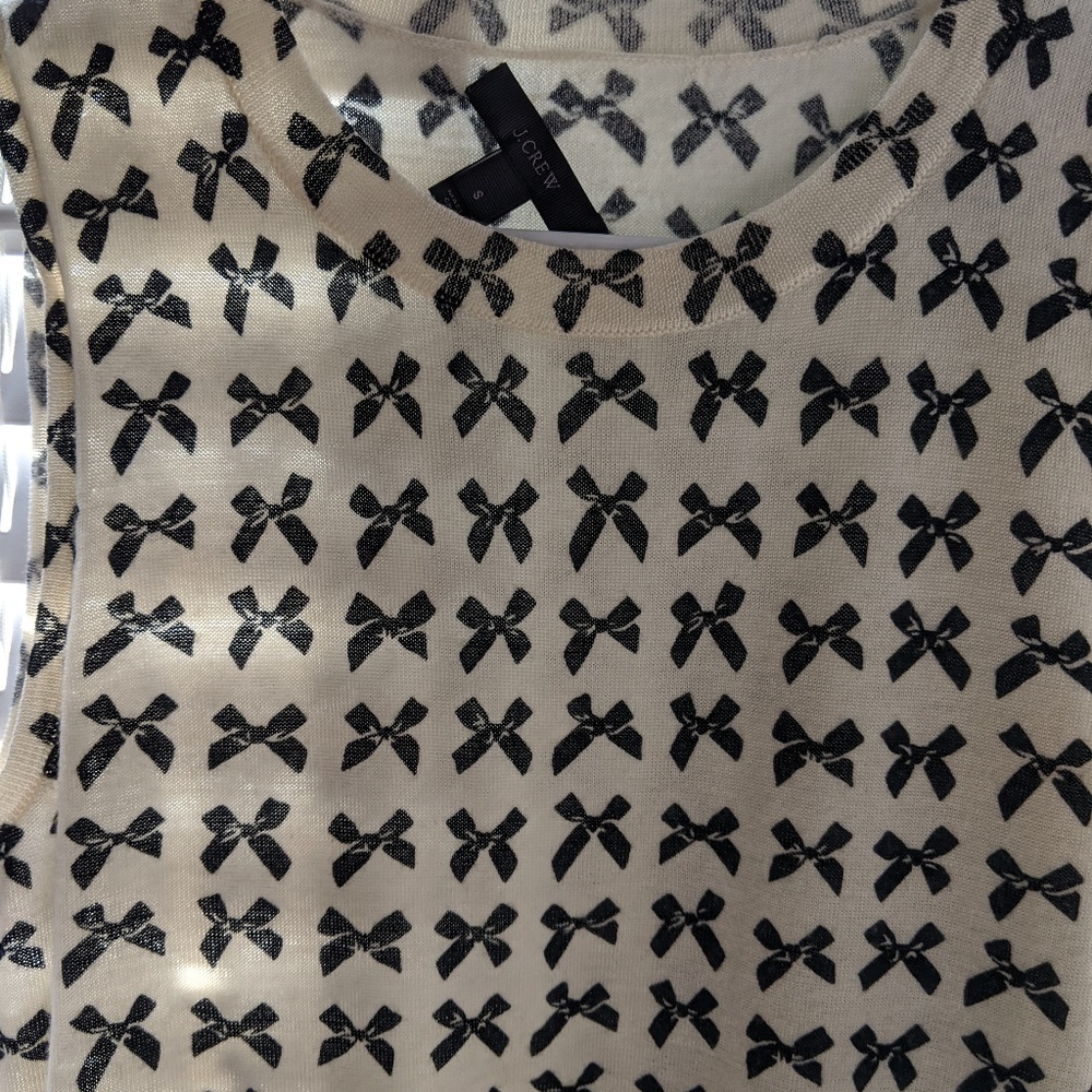Jcrew Bow Vest